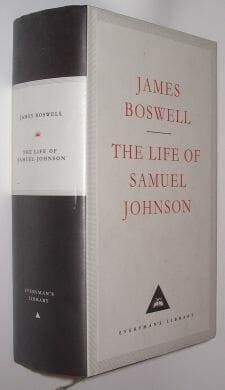 The Life Of Samuel Johnson James Boswell Everymans 1992