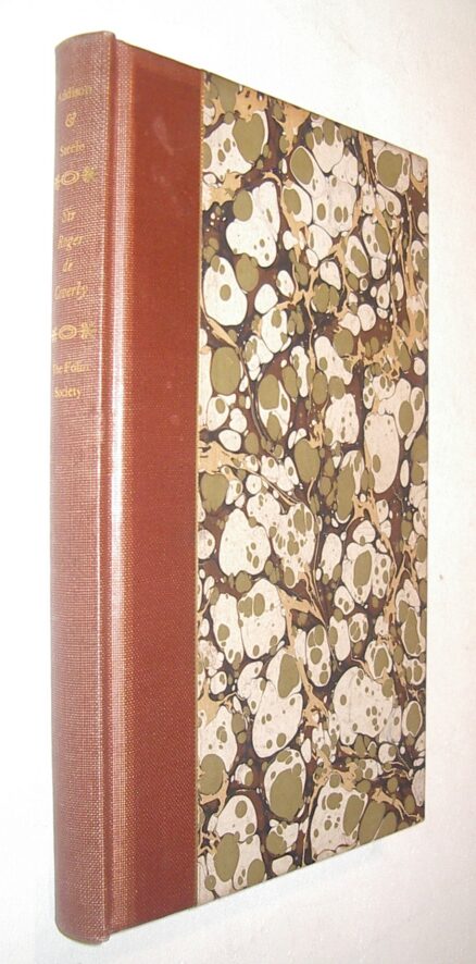 Sir Roger de Coverly Addison Steele Budgell Folio Society 1967