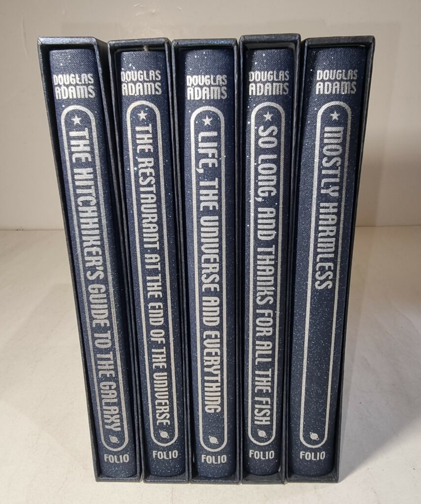Douglas Adams Hitchhikers Guide Collection Folio Society 2010-16