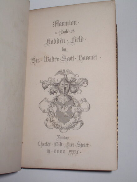 Marmion A Tale Of Flodden Field Scott 1839 - Image 3