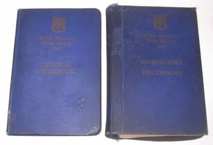 British Association Leeds Meeting Handbooks 1927
