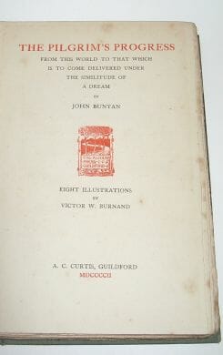 The Pilgrimâ€™s Progress John Bunyan Astolat Press 1902