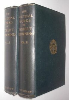 2 Volumes The Poetical Works Of Robert Browning Smith Elder 1910
