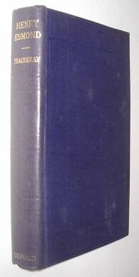 The History Of Henry Esmond Thackeray Milford Oxford 1940