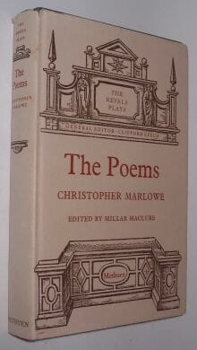 The Poems Christopher Marlowe Methuen/MUP 1968