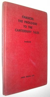 Prologue To The Canterbury Tales Chaucer Brodie c1940