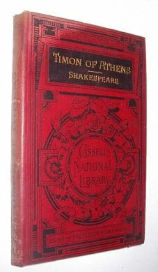 Timon Of Athens Shakespeare Cassell Library 1888