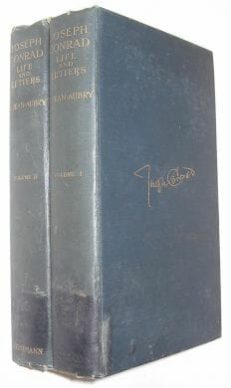 Joseph Conrad Life & Letters Jean-Aubry 2 Volumes Heinemann 1927