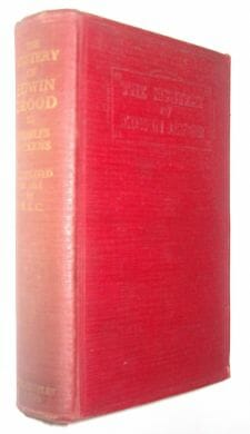 The Mystery Of Edwin Drood Dickens W.E.C. Ouseley c1920