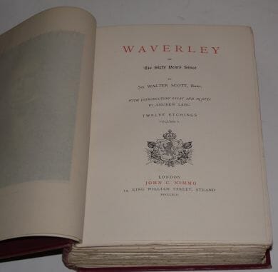 48 Volumes Waverley Novels Border Edition Nimmo 1892