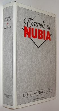 Travels In Nubia John Lewis Burckhardt Darf 1987