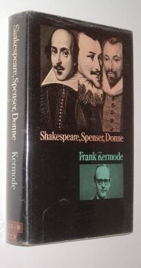 Shakespeare Spenser Donne Frank Kermode Routledge & Kegan Paul 1971