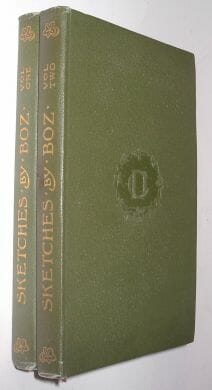 Sketches By Boz 2 Vols Dickens Temple Edition 1899