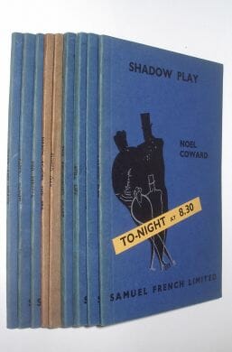 Noel Coward 9 Plays Frenchâ€™s Acting Editions Samuel French 1938