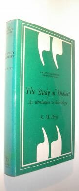 The Study Of Dialect Introduction to Dialectology Petyt Deutsch 1980