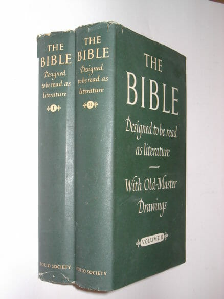 The Bible Designed To Be Read As Literature Folio Society 1957/58