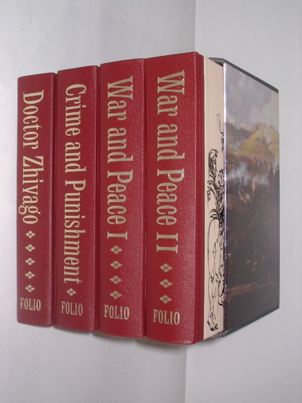 Great Russian Novels Uniformly Bound Collection Folio Society 1997