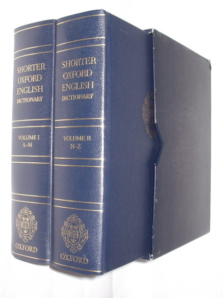 Shorter Oxford English Dictionary Oxford University Press 2007