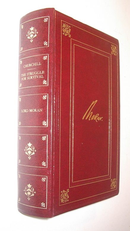 Winston Churchill The Struggle for Survival Lord Moran Constable 1966