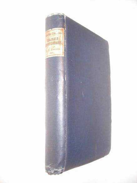 Imaginary Conversations Walter Savage Landor Camelot Classics Scott 1886