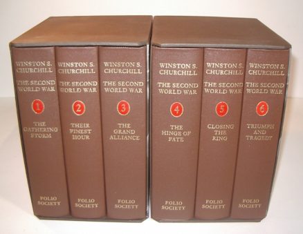 The Second World War Winston Churchill 6 Vols Folio Society 2002