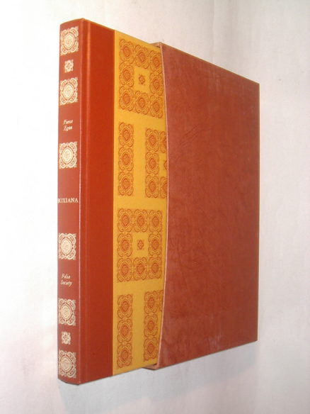 Boxiana or Sketches of Ancient and Modern Pugilism Folio Society 1976