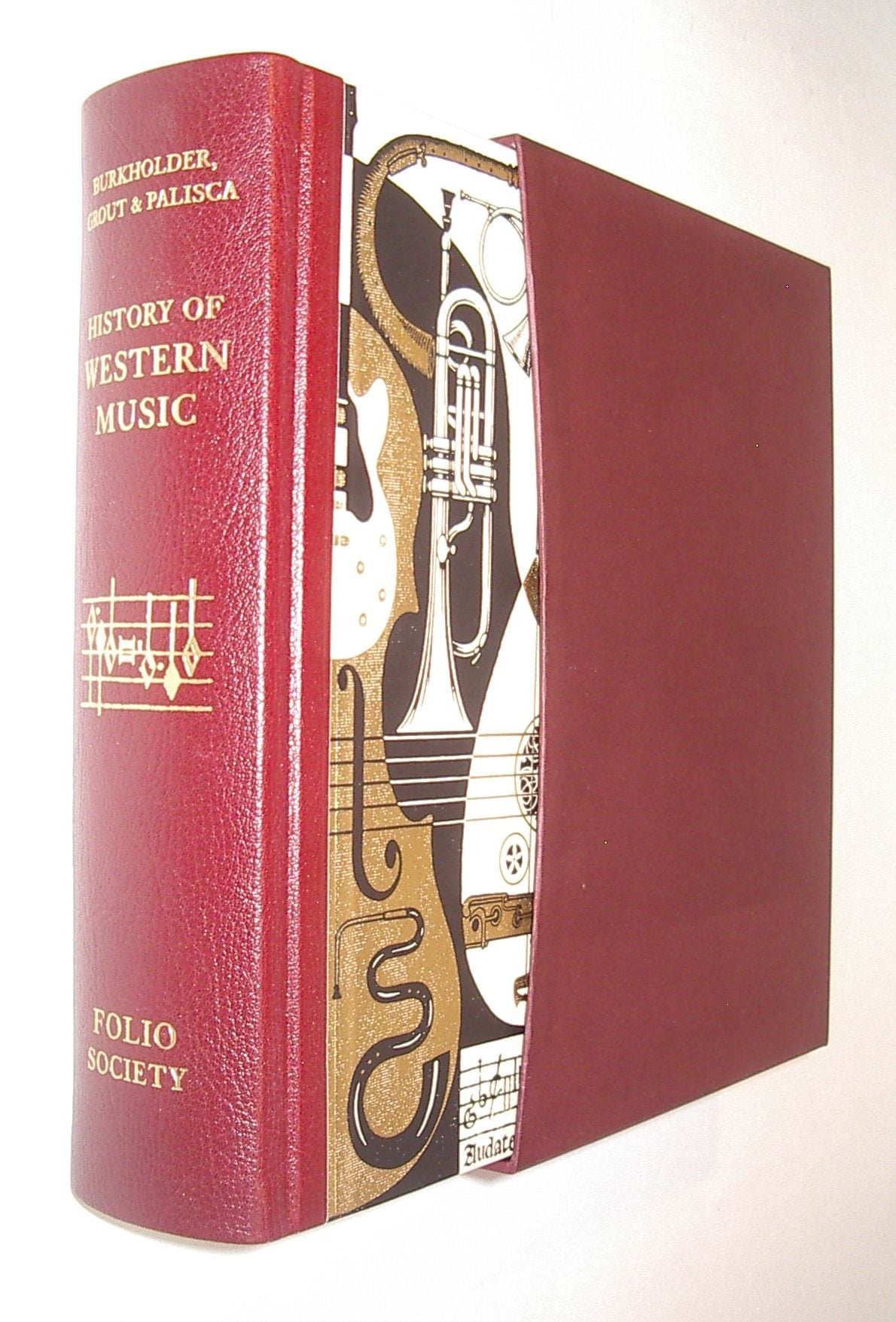 History of Western Music Burkholder, Grout &amp; Palisca Folio Society 2008 - HC Books