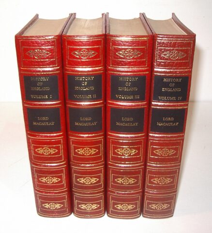 History Of England Lord Macaulay Heron Heirloom Edition 4 Volumes 1967
