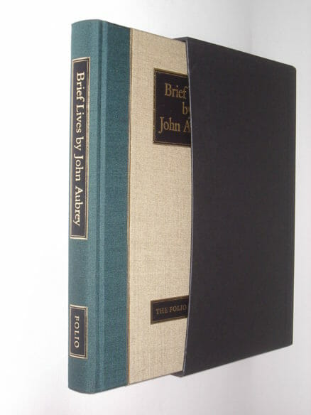 Brief Lives by John Aubrey Folio Society 1994