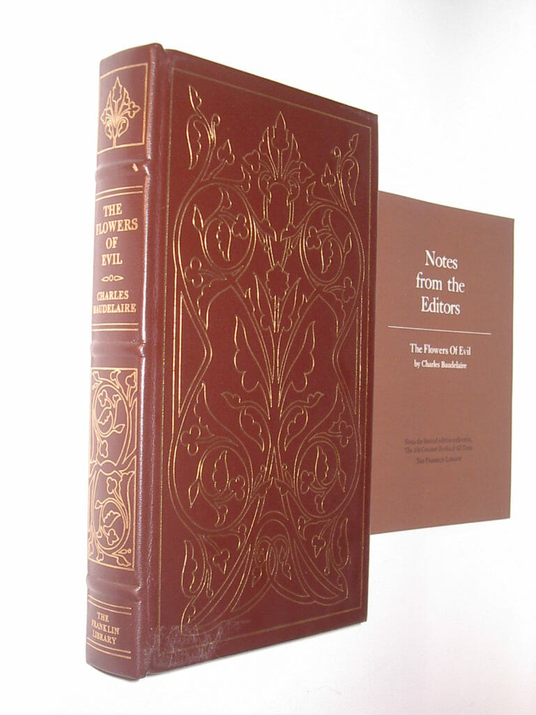 The Flowers of Evil Charles Baudelaire Franklin Library 1977 HC Books