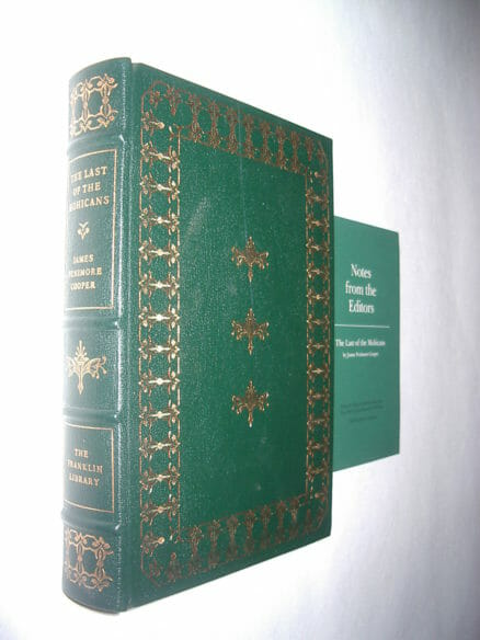 The Last of the Mohicans James Fenimore Cooper Franklin Library 1979