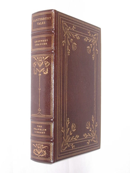 Canterbury Tales Geoffrey Chaucer Franklin Library 1974