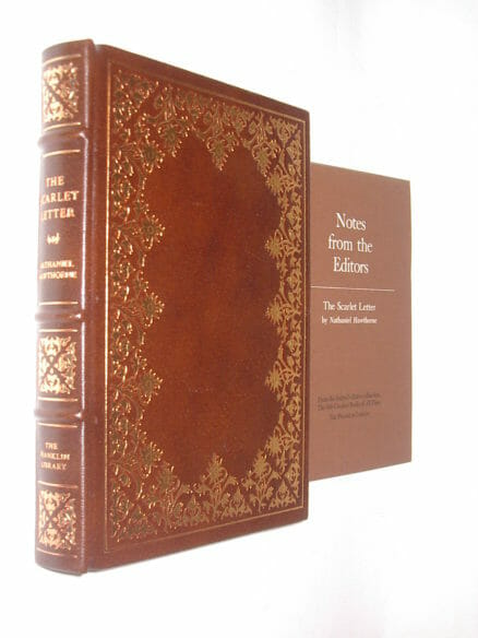The Scarlet Letter Nathaniel Hawthorne Franklin Library 1978