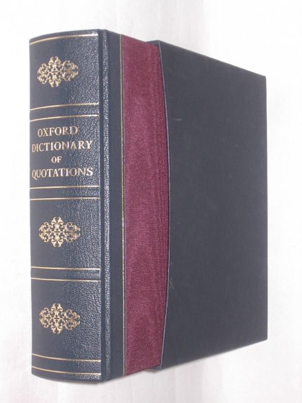 Oxford Dictionary of Quotations Folio Society 2006