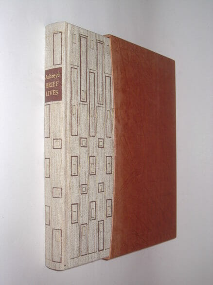 Brief Lives by John Aubrey Folio Society 1975
