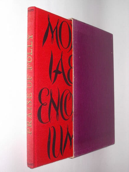 Praise of Folly Erasmus of Rotterdam Folio Society 1974