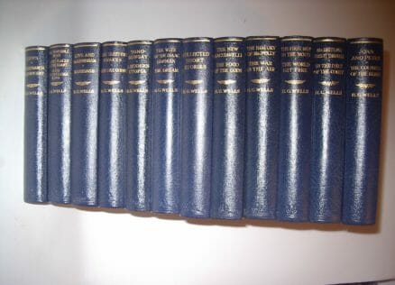 H G Wells Collection 12 Volumes Complete Odhams ca1930