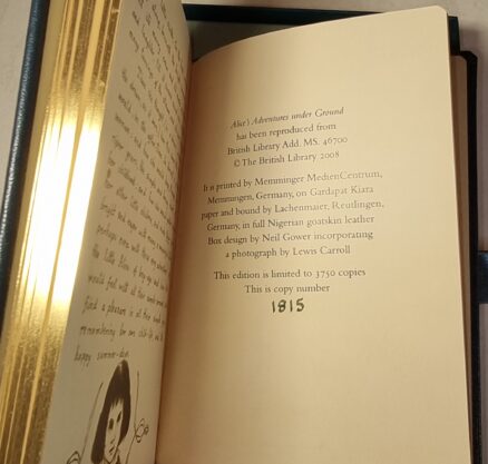 Alice’s Adventures under Ground Lewis Carroll Folio Society 2008 - Image 4
