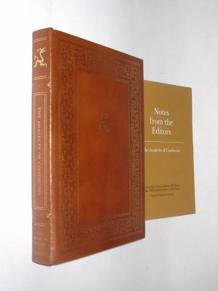 The Analects of Confucius Franklin Library 1980