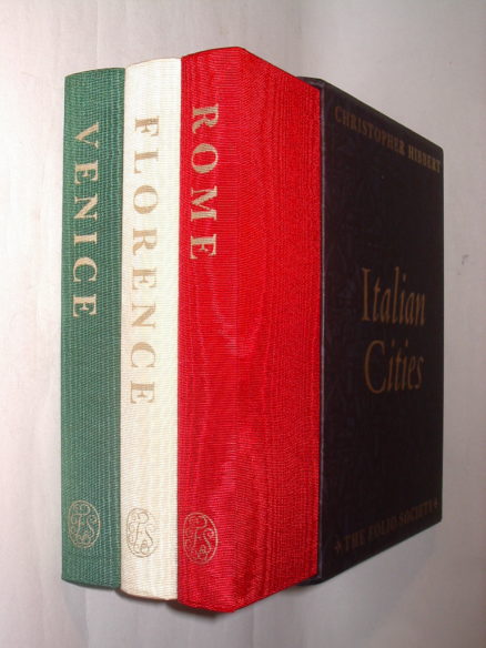 Italian Cities Rome Florence Venice Christopher Hibbert Folio Society 1997