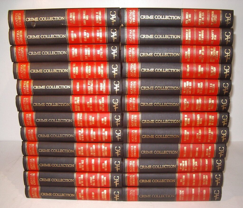 Agatha Christie Complete Crime Collection 24 Volumes 72 Novels Hamlyn 196971 HC Books