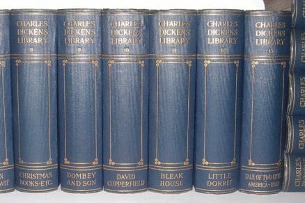Charles Dickens Library 18 Volumes Complete Educational Book Co c1910 VG - Image 3