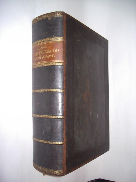 Victorian Welsh Language Family Bible Beible Teuluaidd ca1899