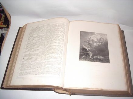 Victorian Welsh Language Family Bible Beible Teuluaidd ca1899 - Image 4