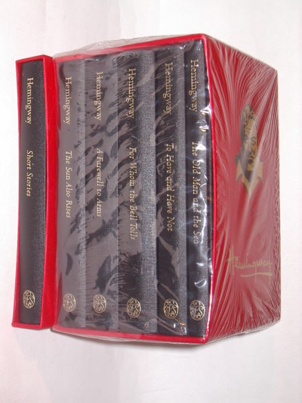 Ernest Hemingway Five Novels and Short Stories Folio Society 2008