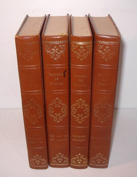 Honore de Balzac Four Volume Collection Heron Books [1970]