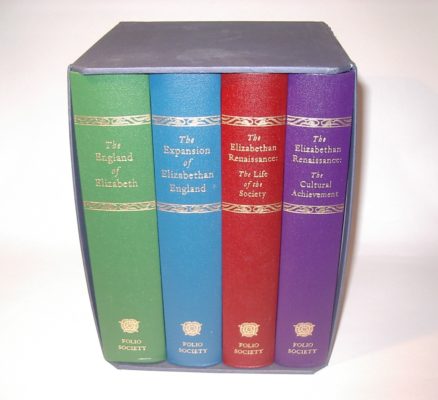 The Elizabethan Age A L Rowse Four Volumes Folio Society 2012