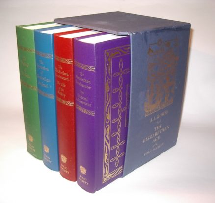 The Elizabethan Age A L Rowse Four Volumes Folio Society 2012 - Image 2