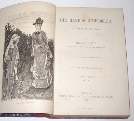 The Hand of Ethelberta, Hardy 2 Vols Smith Elder 1876 - Image 2