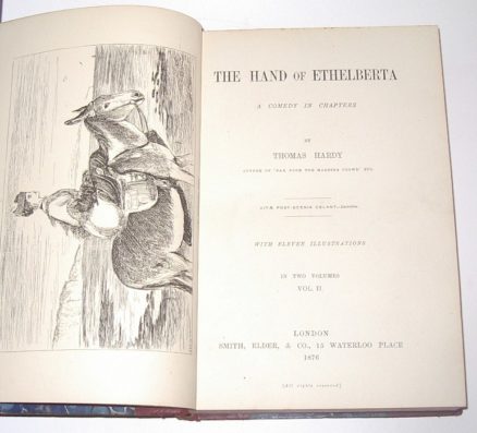 The Hand of Ethelberta, Hardy 2 Vols Smith Elder 1876 - Image 4